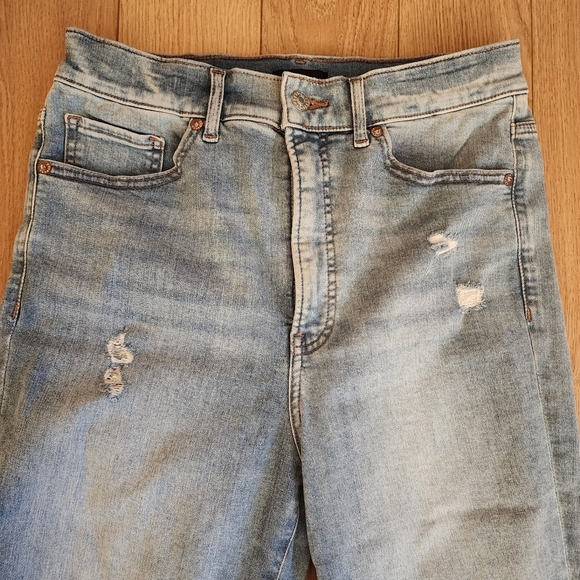 Express Slim Super Hise Rise Jeans - Picture 2 of 12